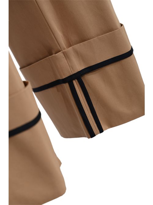 Pantaloni in gabardina di cotone antigoccia Herno | PT000206D 132382157